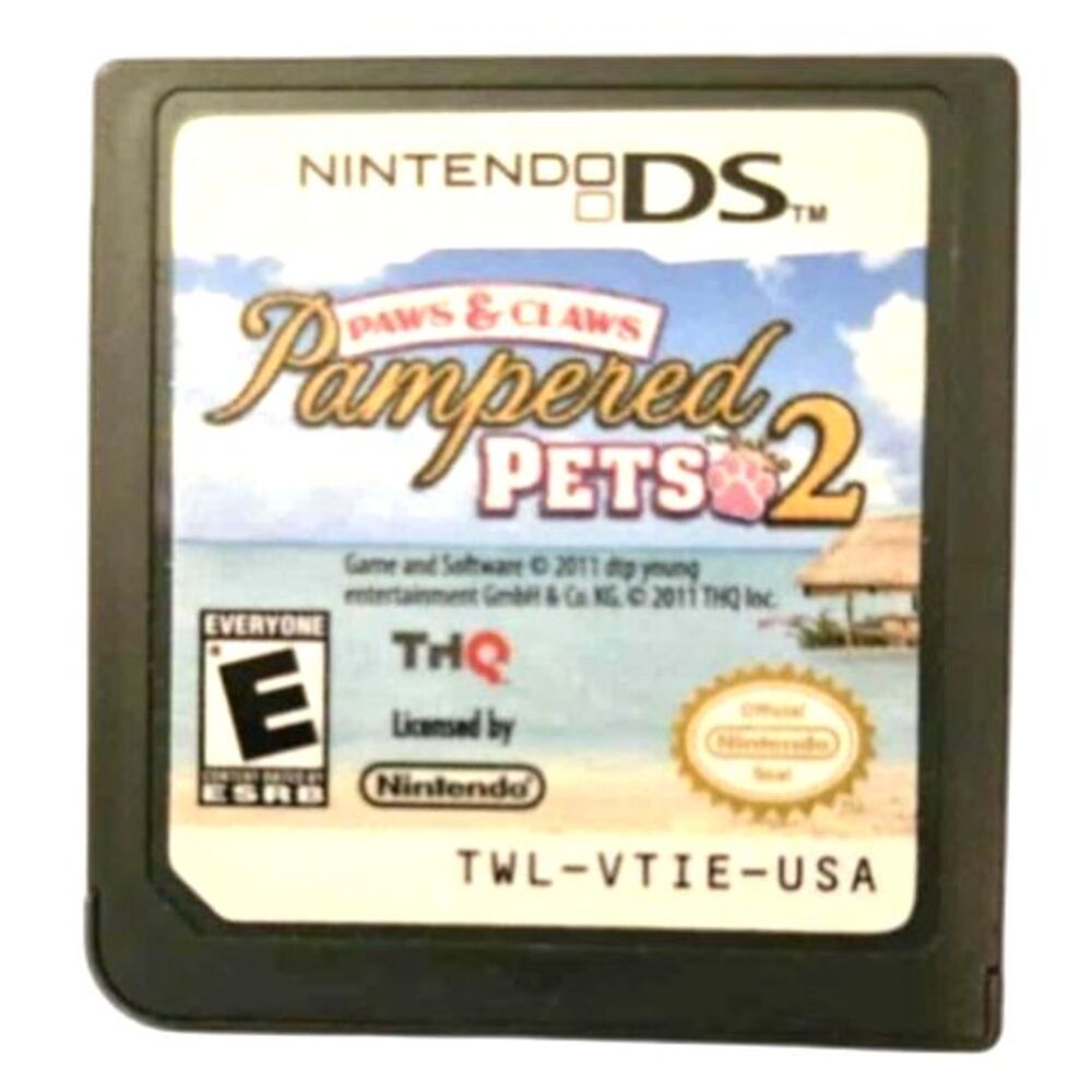 Paws and Claws Pampered Pets 2 Nintendo DS 3DS (Cartridge Only) Tested